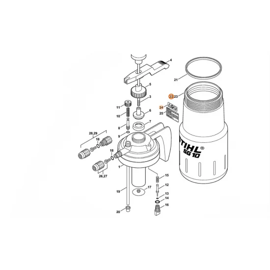 STIHL  Pojemnik 4247 701 0811